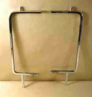1955-57 2dr/4dr Sedan & Station Wagon Vent Window Frames, pair w/ latches