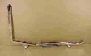 1955-57 2 Door Hardtop Right Hand Lower Quarter Window Chrome Frame