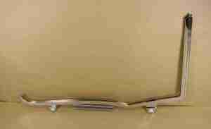 1955-57 2 Door Hardtop Left Hand Lower Quarter Window Chrome Frame