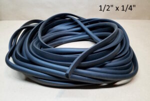 1939 1957 Weatherstrip, 1/2" x 1/4". Semicircle, Sold by the foot. Pontiac Station Wagon & Sedan Delivery