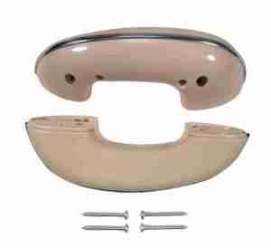 1953-56 Beige Front/Rear Door Arm Rests & Pads