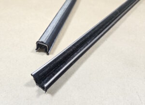 1933 1964 Run Channel, Flexible 5 Feet Mohair Lined with Stainless Steel Bead. GM Pontiac