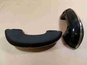 1953 1956 Armrest Assembly Pair, Black with Moldings