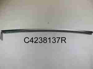 1958 Bonneville 2 Door Hardtop Upper Quarter Window Chrome Frame, Left Hand or RH