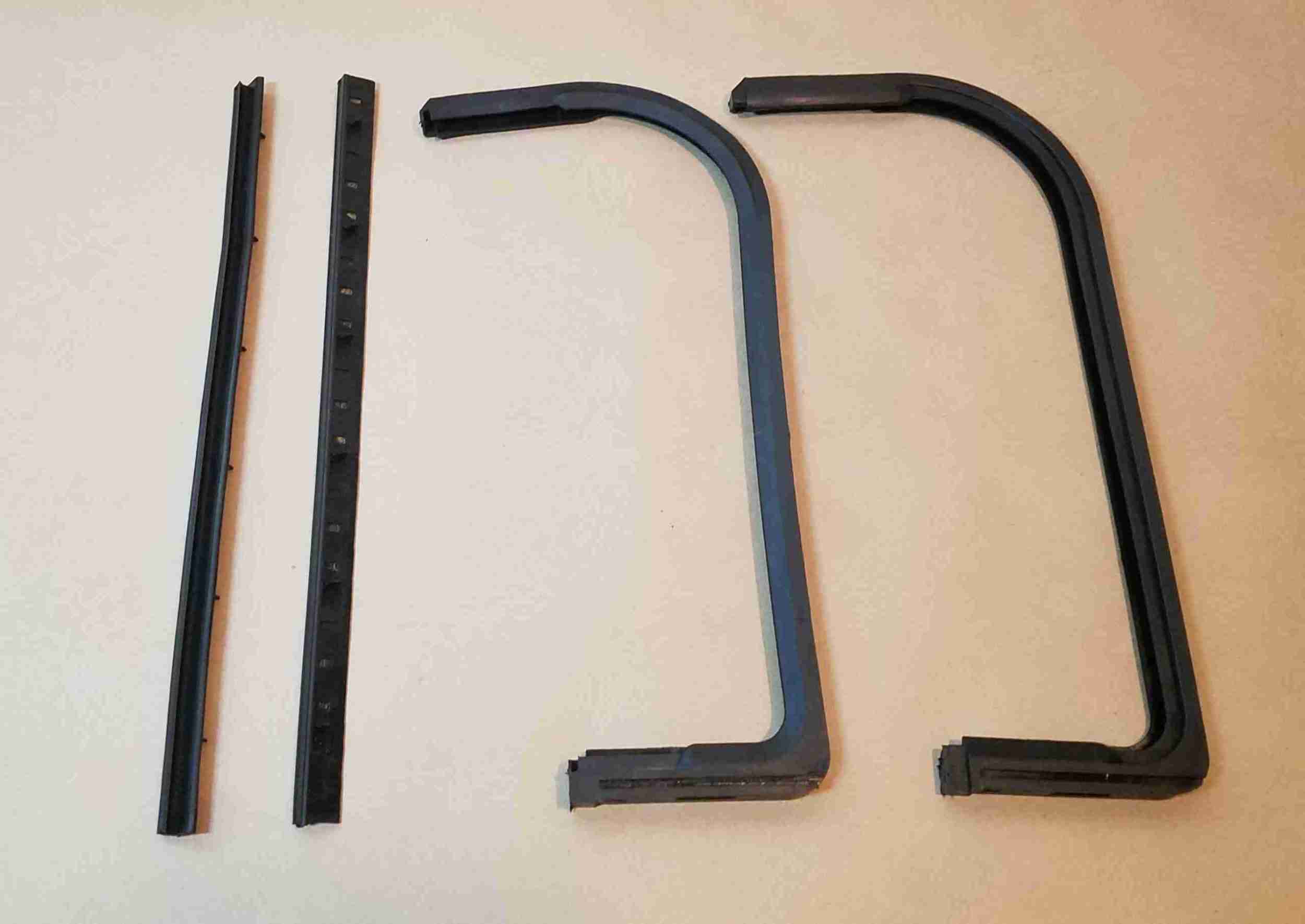 1959 Vent Window Main Seals, 2 & 4 Door Sed. & SW. sell also C4302847RS vertical lip seal,
