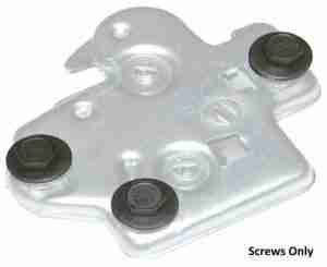 1958-72 Trunk Lid Latch Mechanism Screw Set, 3 screws w/ captive washers, also 4729220, 4866142