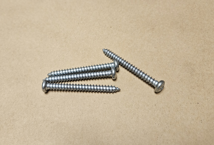 1950-52 All Door Arm Rest to Anchor Plate Screws, set of 4