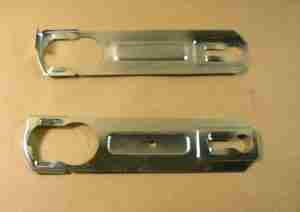 1949-52 Exterior Door Handle Retaining Plates, pair