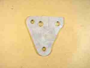 1949-59 LH Rear Quarter Window Hinge Adjusting Plate, 1949-54 2 Door Hardtop & Convertible, 1955-59 Convertible only