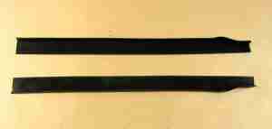 1949-51 Rear Sliding Quarter Window Vertical Weatherstrip Pair, see description for applications