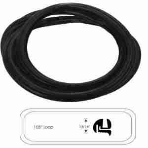 1949-51 Back Window Glass Rubber Channel, Model 2527/B/D Chieftain Business Coupe & Sedan Coupe