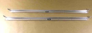 1949 1952 Pontiac 2 Door exc Hardtop Sedan Delivery or Conv Door Sill Plate Set