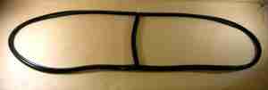 1949-52 Windshield Glass Rubber Channel, All exc Streamliner, Convertible, 2 Door Hardtop or Station Wagon