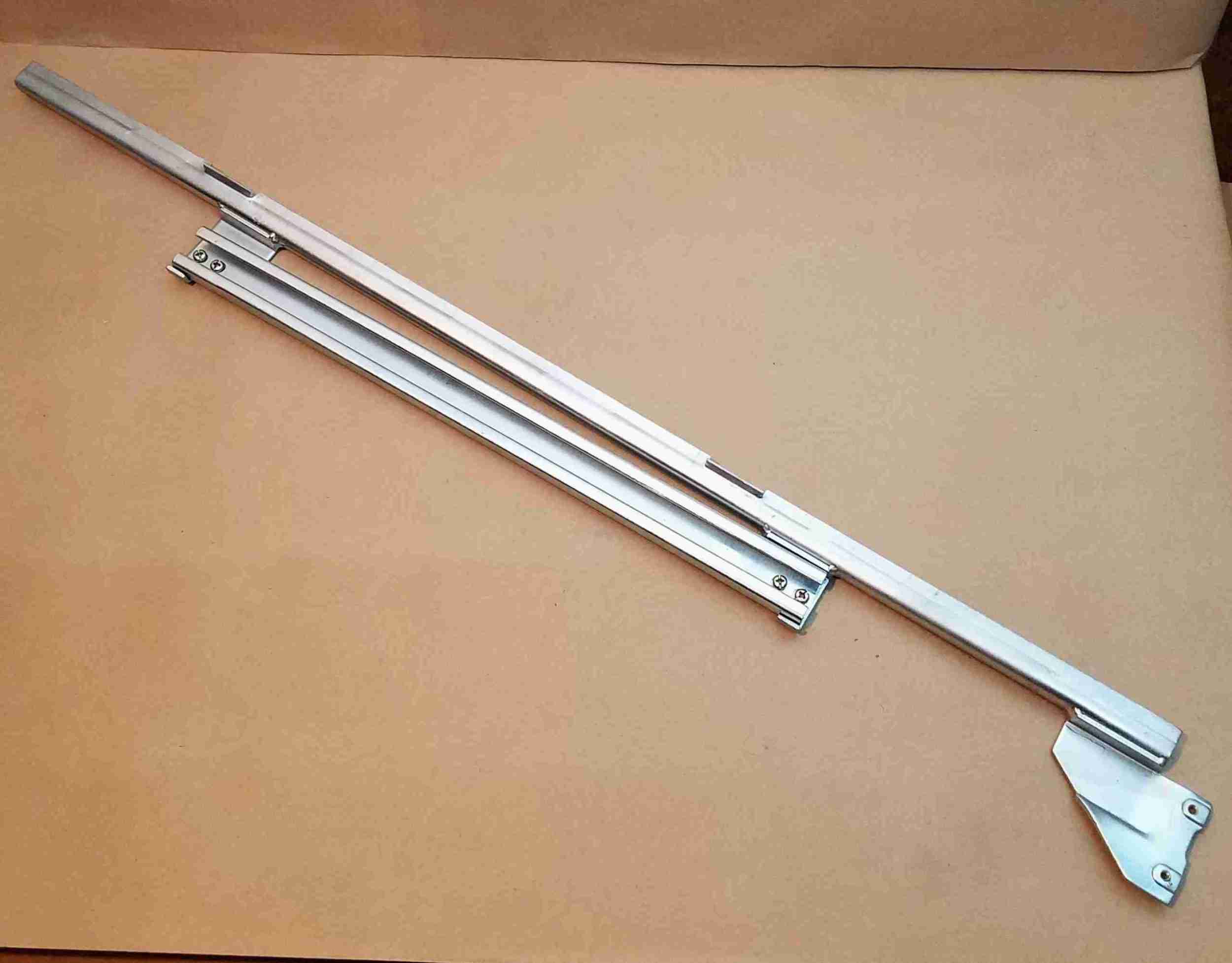 1953-54 2 Door Hardtop & Convertible Right Hand Front Door Window Lower Sash Channel, chrome