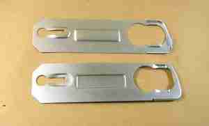 1953-54 Exterior Door Handle Retaining Plates, pair