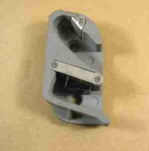 1949-54 Left Hand Door Latch Striker, 1949-54 Front or Rear, 1949-54 Sedan Delivery Rear Door, also 4664972, 4604439