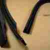 1950-51 Hardtop Type 1 Side Roof Rail Weatherstrip, covers door & quarter window - Image 3