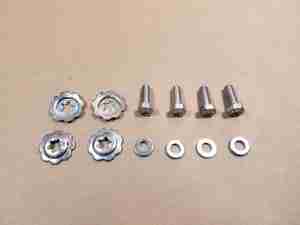 1955-61 Trunk Lid Hinge to Lid Bolts, set of 4 w/ washers, also 181596, 9409018