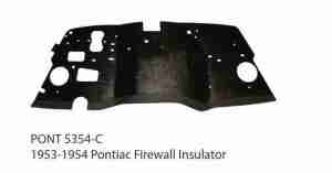 1953-54 Firewall Pad-All Pontiac except Sedan Delivery