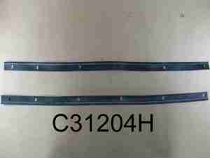 1953-54 2 Door Hardtop Side Roof Rail Mechanical Sealing Weatherstrip Gasket/Flipper to Body Seals, pair