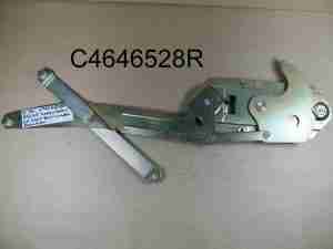 1955-57 Front Door Manual Window regulator Left Hand, 2 Door sedan and Station wagon and Safari
