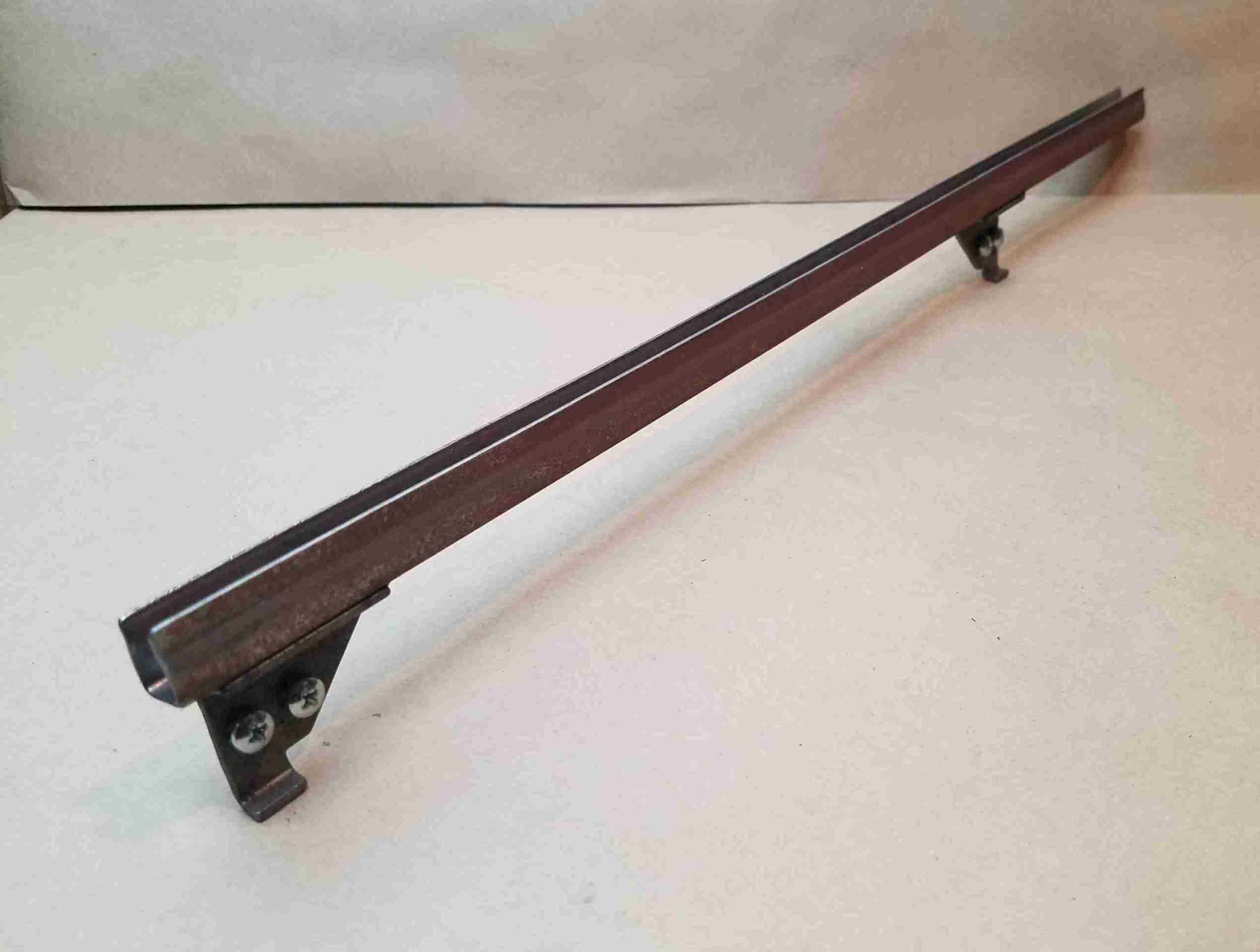 1955-57 4 Door Sedan & Station Wagon Right Hand Front Door Window Lower Sash Channel, steel