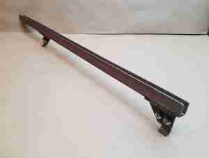 1955-57 4 Door Sedan & Station Wagon Left Hand Front Door Window Lower Sash Channel, steel