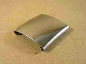 1955-57 All exc 4 Door Hardtop Back Window Lower Reveal Molding Joint Escutcheon/Connector