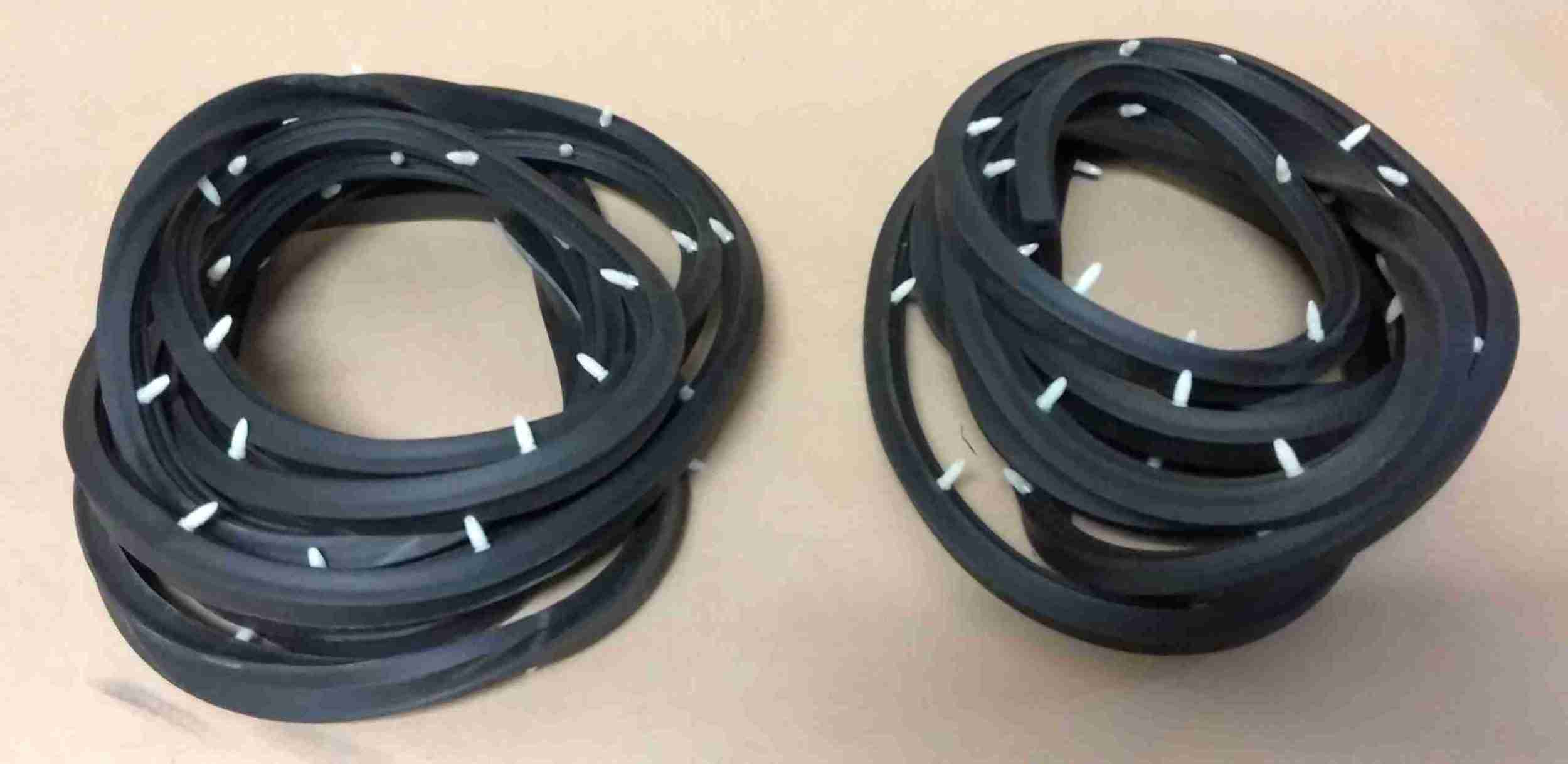 1955-64 Door Opening Weatherstrip Kit, All Front or Rear exc Hardtop, Conv, 1955-57 2 Door Safari, 1961-64 A body