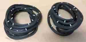 1955-64 Door Opening Weatherstrip Kit, All Front or Rear exc Hardtop, Conv, 1955-57 2 Door Safari, 1961-64 A body