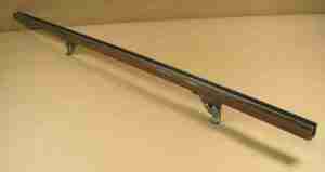 1955-57 4 Door Sedan & Station Wagon Left Hand Rear Door Window Lower Sash Channel, steel