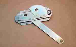1955-57 2 Door Sedan Left Hand Quarter Window Manual Regulator