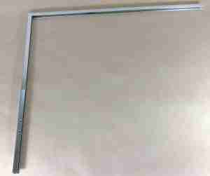 1955-57 2 Door Hardtop & Convertible Left Hand Upper Door Window Chrome Frame