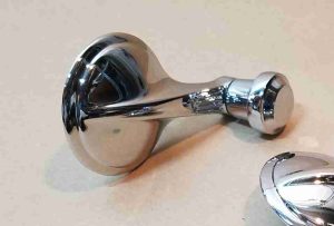 1953-64 Full Size Replacement Vent Window Regulator Handles w/ Chrome Knob, For the Pair, Buy 2
