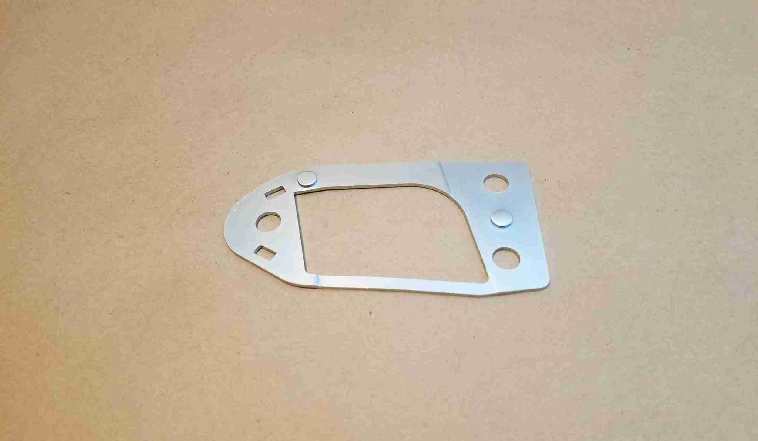1955-61 Front/Rear Door Lock Striker Plastic Shim Left Hand, 1955-60 All, 1961 Full Size only