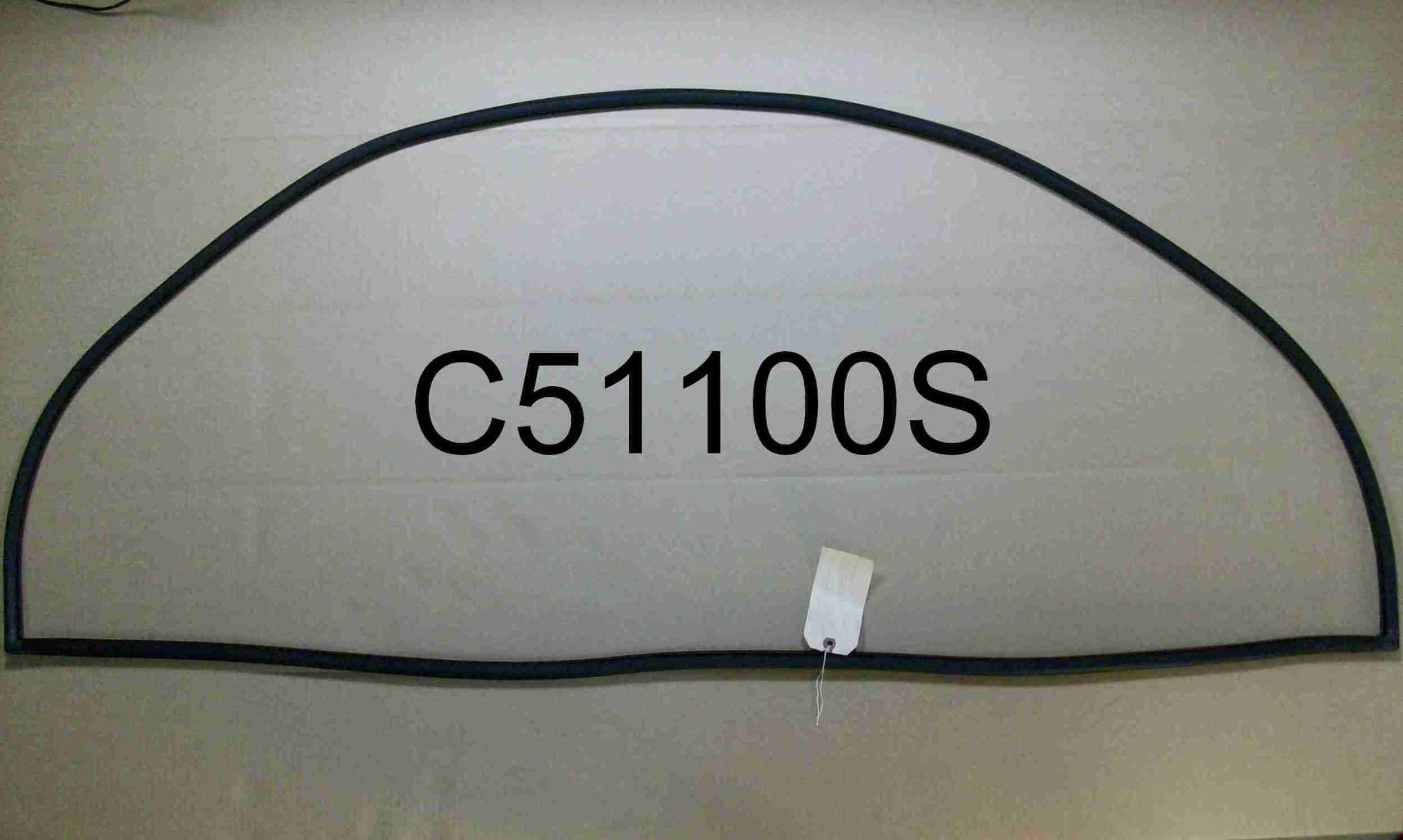1955 Back Window Glass Rubber Channel, All 2dr/4dr Sedan