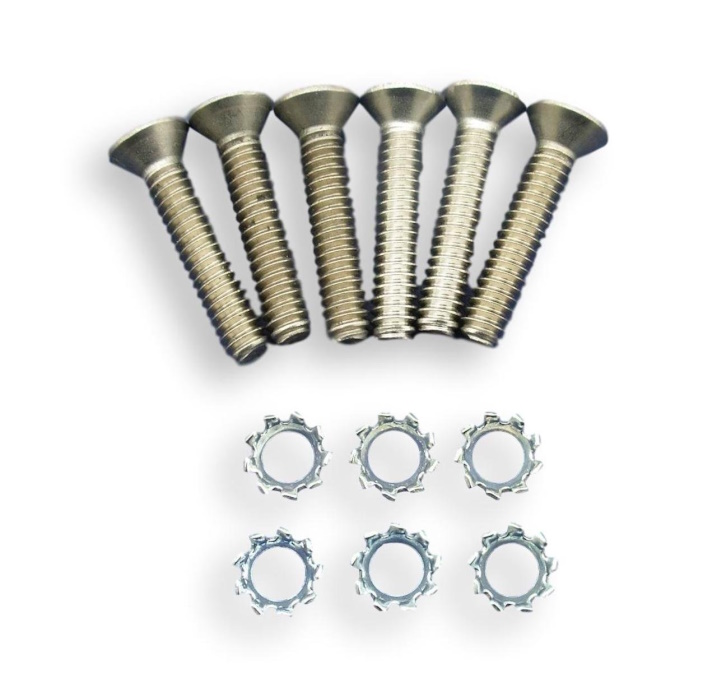 1955-60 Convertible Sunvisor Support Bracket Mounting Screw Set