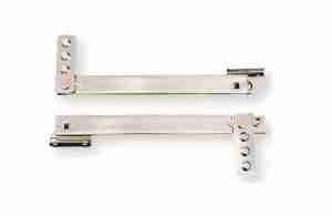 1955-57 2dr Safari Chrome Liftgate Supports, pair