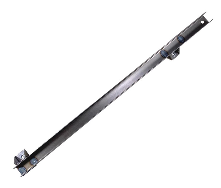 1955-57 Left Hand Rear of Door Vertical Glass Run Channel, 1955-57 2 Door Hardtop, Conv & 2 Door Safari, also 4662036