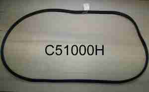 1955-57 Windshield Glass Rubber Channel, All exc Convertible
