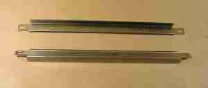 1955-57 2 Door Safari Stainless Steel Inside Upper Rear Quarter Glass Brackets