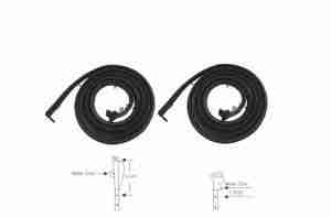 1956-57 4dr Hardtop Front Door Opening Weatherstrip Kit