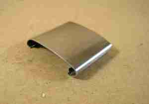 1955-57 4 Door Hardtop Back Window Lower Reveal Molding Joint Escutcheon/Connector