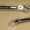 1955-57 2 Door Safari Tailgate Vertical Molding Bar Set, 8 pieces including center bar & handle