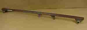 1955-57 2 Door Sedan Left Hand Quarter Window Sash Channel, steel