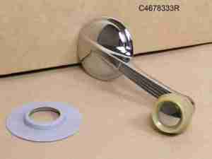 1953-64 Full Size Replacement Window crank Handle W/ Ivory Knob, For the Pair, Buy 2