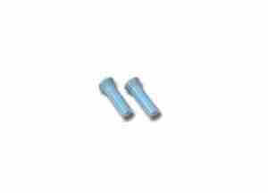 1952-58 Light Blue Plastic Door Lock Pulls, pair, 1952-53 All D, 1954-56 All, 1956 2764DF, 2837SD, 1957 All, 1958 All, also 4611851, 4624117, 4683801, 4705744, 4710521, 4735937, 4735822