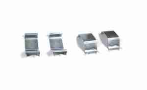 1955-57 Station Wagon Tailgate Window Retainer Clip Set, 4 pieces, All SW exc 2 Door Safari