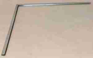 1958 Chieftain & Superchief 2 Door Hardtop Left Hand Upper Door Window Chrome Frame