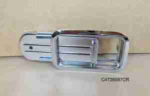 1949-58 Chrome Rear Quarter Arm Rest Ashtray Slide Cover & Frame